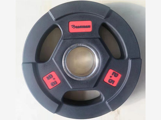 단위 무게 2.5lb ~ 20kgs 무게 훈련판 내구성 철 고무 손잡이 재료 체육관 강도 훈련 장비에 이상적입니다